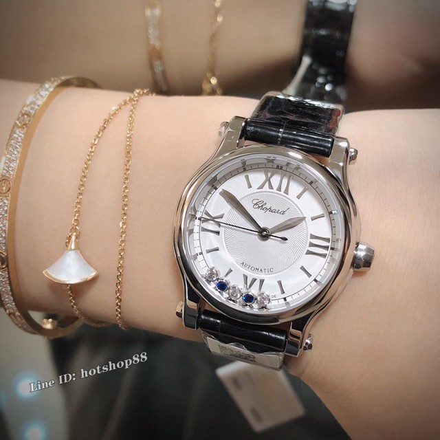 萧邦手表 CHOPARD高端女表 最新配色 CHOPARD快乐钻系列女士腕表 gjs1002